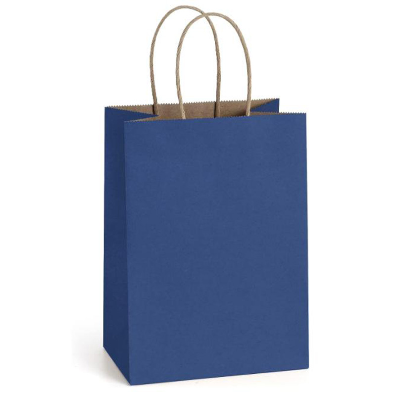 Wholesale Gift Bags Kraft Paper Bags Lytse Shopping Bag Kraft Bags Party Bags Swarte Papieren Bags mei hanfetten Bulk Fabrikant en Supplier Griene Packaging
