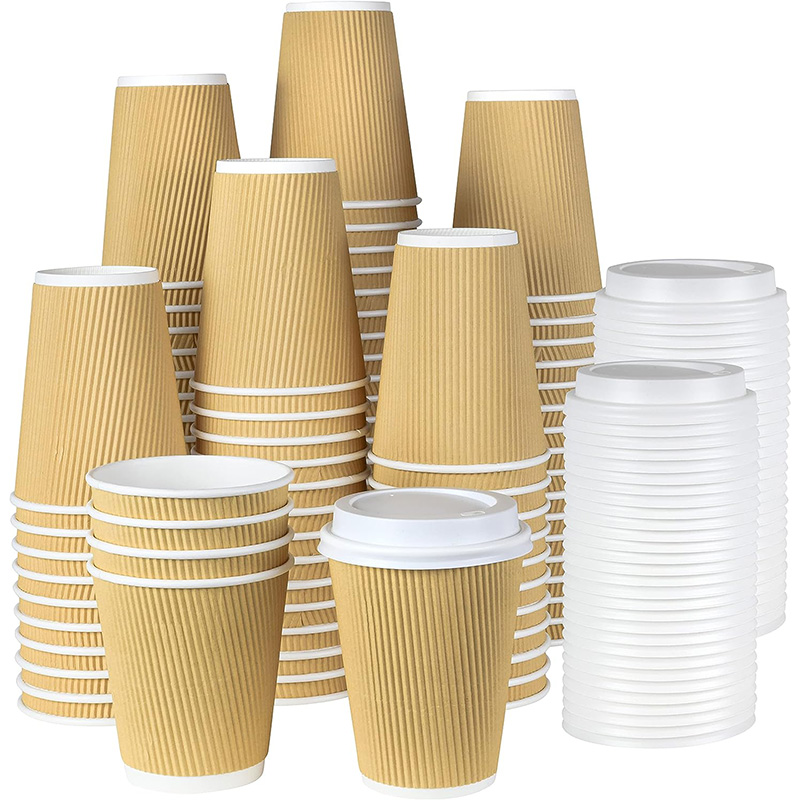 Bulk disposable coffee cups with lids discount
